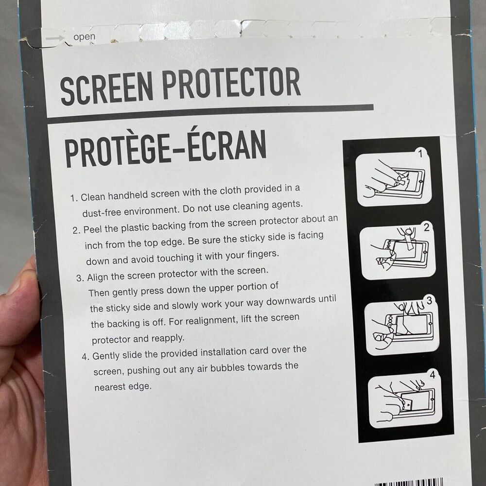 Apple Ipad 2nd and 3rd Generation Screen Protector Open Box Complete - Picture 7 of 8